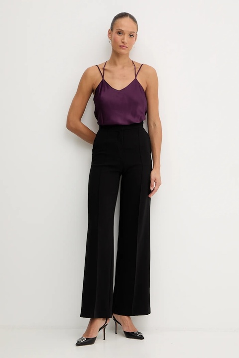 Twinset bluzka damska kolor fioletowy gładka 252TT2373 - zdjęcie produktu nr 2