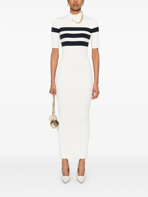 Jean Paul Gaultier fine-ribbed maxi dress - White - zdjęcie produktu nr 2