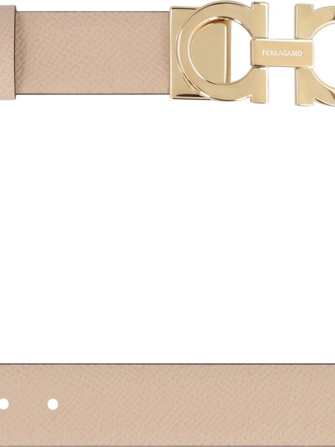 Ferragamo Gancini reversible leather belt - Neutrals - zdjęcie produktu nr 2