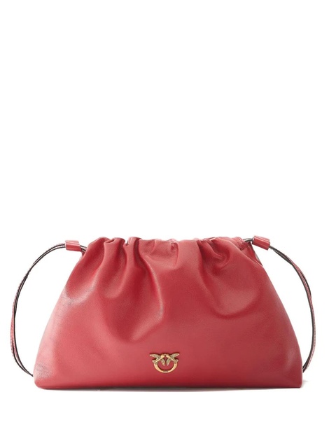 PINKO drawstring leather shoulder bag - Red - zdjęcie produktu nr 1