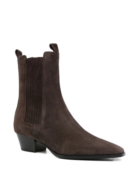 Aeyde 50mm Agata pointed-toe boots - Brown - zdjęcie produktu nr 1