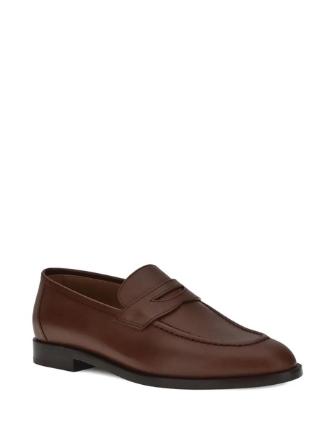 Loro Piana moccasin-stitched loafers - Brown - zdjęcie produktu nr 2