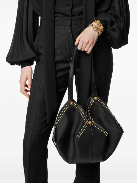 Versace Protea leather shoulder bag - Black - zdjęcie produktu nr 1