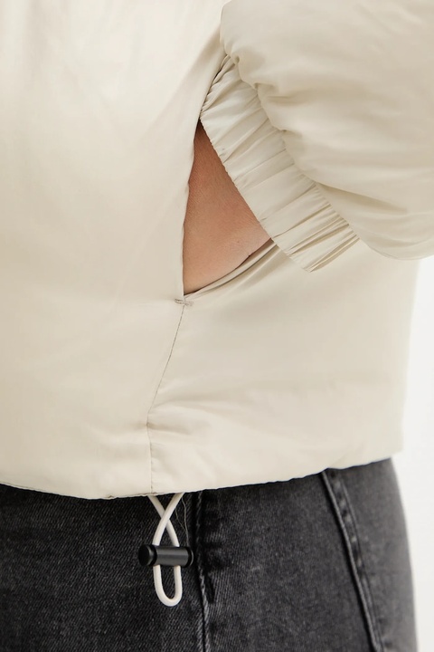 Karl Lagerfeld kurtka puchowa IKON kolor biały zimowa A3W15020 - zdjęcie produktu nr 2