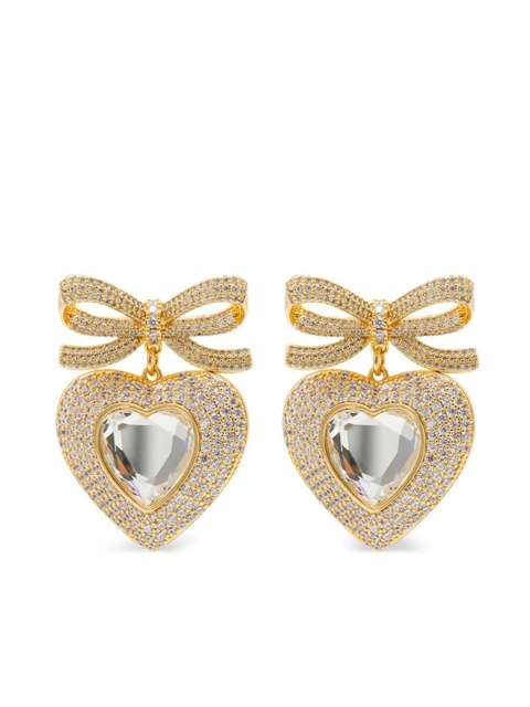 Self-Portrait embellished earrings - Gold - zdjęcie produktu nr 1