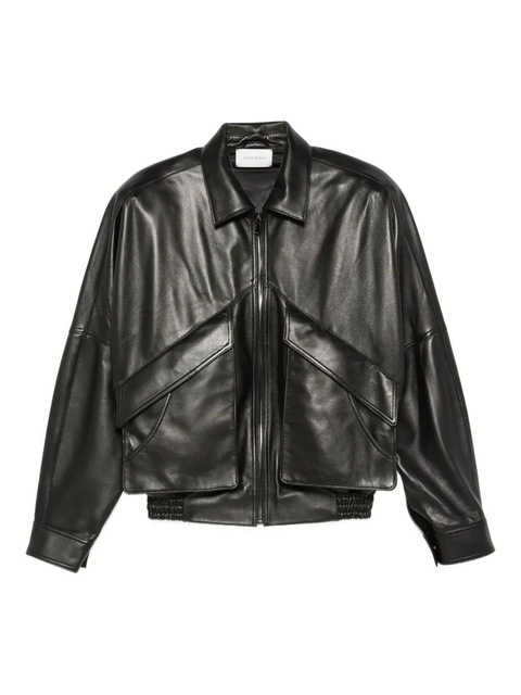 Magda Butrym zip leather jacket - Black - zdjęcie produktu nr 1