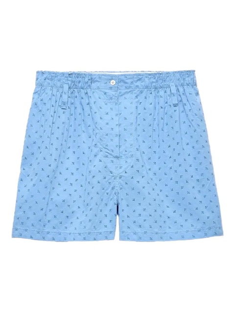 Prada embroidered shorts - Blue - zdjęcie produktu nr 1