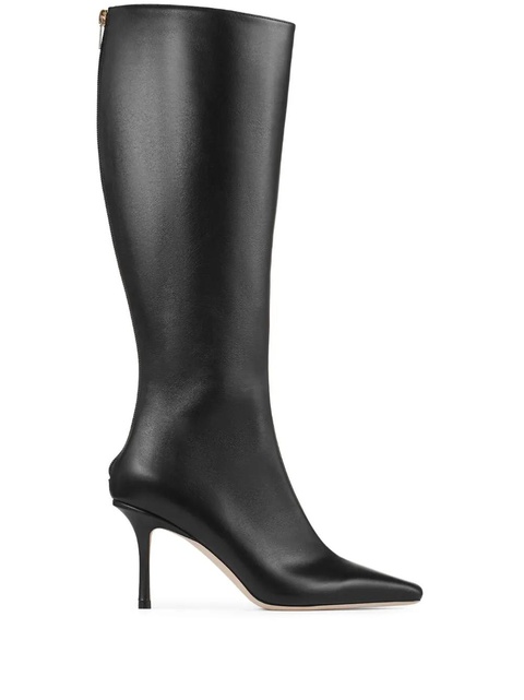 Jimmy Choo Agathe 85mm pointed-toe boots - Black - zdjęcie produktu nr 1