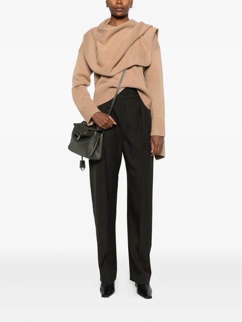 LEMAIRE pleated-pocket trousers - Black - zdjęcie produktu nr 2