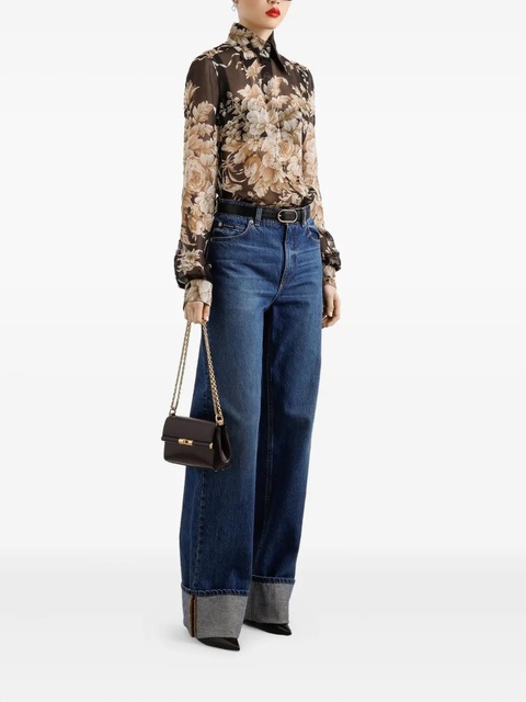 Dolce & Gabbana turn-up cuffs jeans - Blue - zdjęcie produktu nr 1