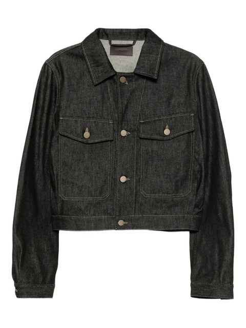 LEMAIRE cropped denim jacket - Black - zdjęcie produktu nr 1