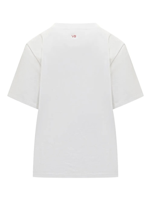 Victoria Beckham slogan-print T-shirt - White - zdjęcie produktu nr 2