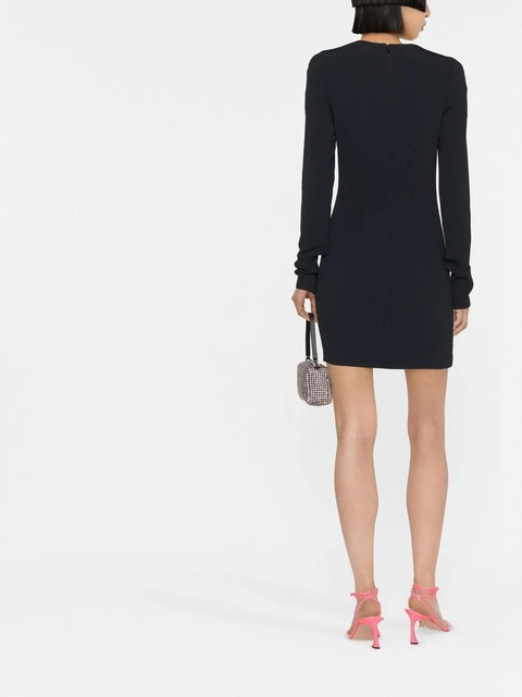 Blumarine butterfly-embroidered minidress - Black - zdjęcie produktu nr 2