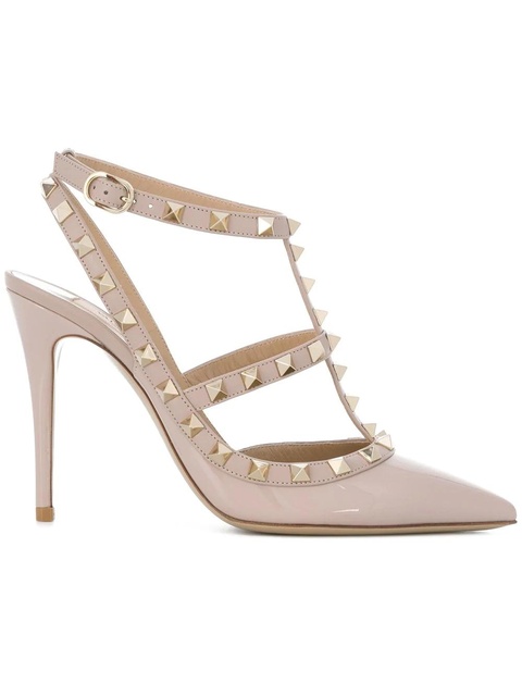 Valentino Garavani 10mm Rockstud caged pumps - Neutrals - zdjęcie produktu nr 2