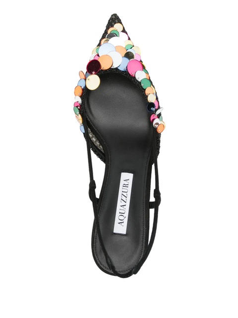 Aquazzura 50mm Can Can slingback pumps - Black - zdjęcie produktu nr 1
