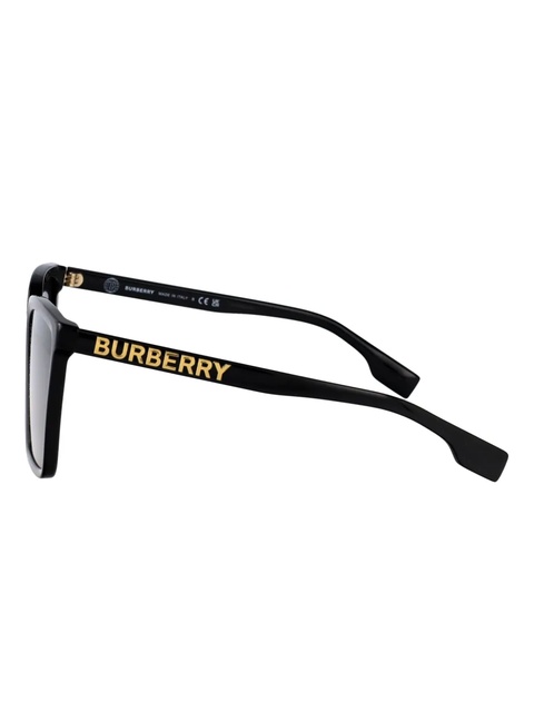 Burberry Eyewear logo-lettering square sunglasses - Black - zdjęcie produktu nr 2