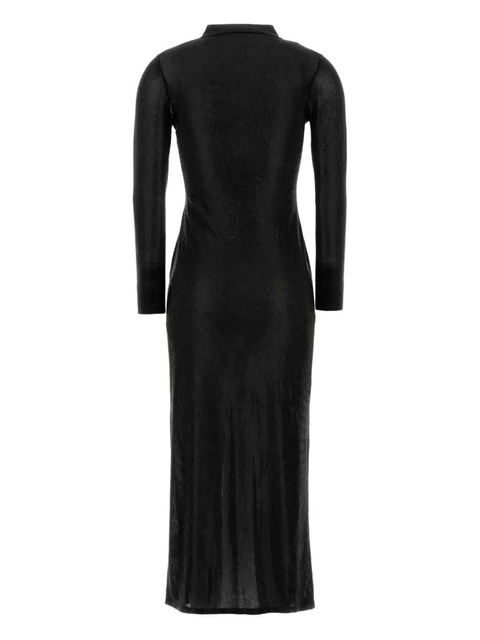 Alexander Wang embellished long shirt dress - Black - zdjęcie produktu nr 2