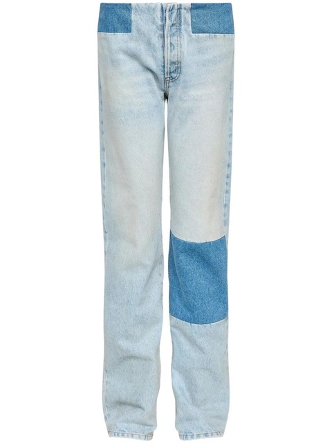 MM6 Maison Margiela patch-detail jeans - Blue - zdjęcie produktu nr 1