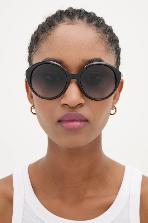 Guess okulary przeciwsłoneczne damskie kolor czarny GU00155_5701B - zdjęcie produktu nr 2