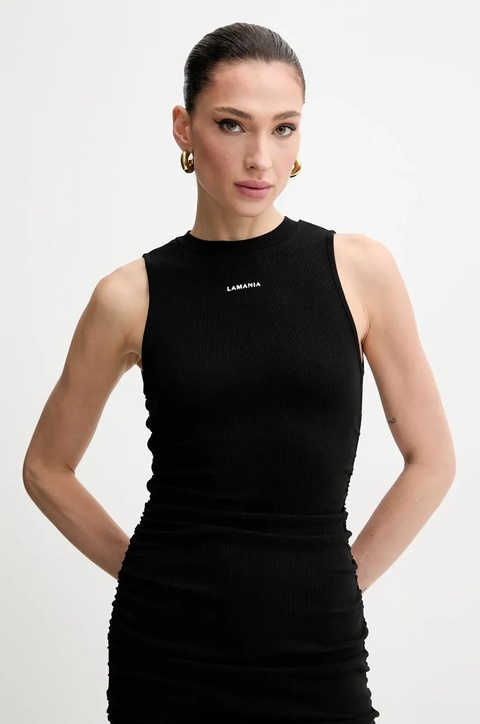 La Mania sukienka kolor czarny mini dopasowana TASH.3 - zdjęcie produktu nr 2