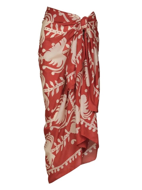 Johanna Ortiz Prismatic Flow sarong - Red - zdjęcie produktu nr 1