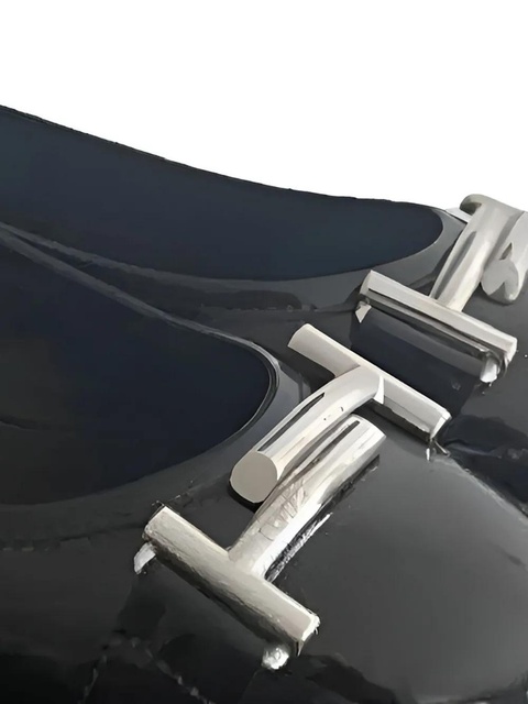 Tod's patent-leather ballerina flats - Black - zdjęcie produktu nr 2