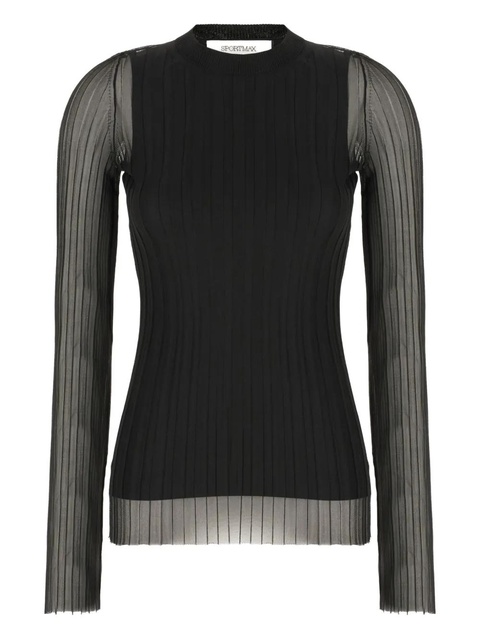Sportmax long-sleeved top - Black - zdjęcie produktu nr 1