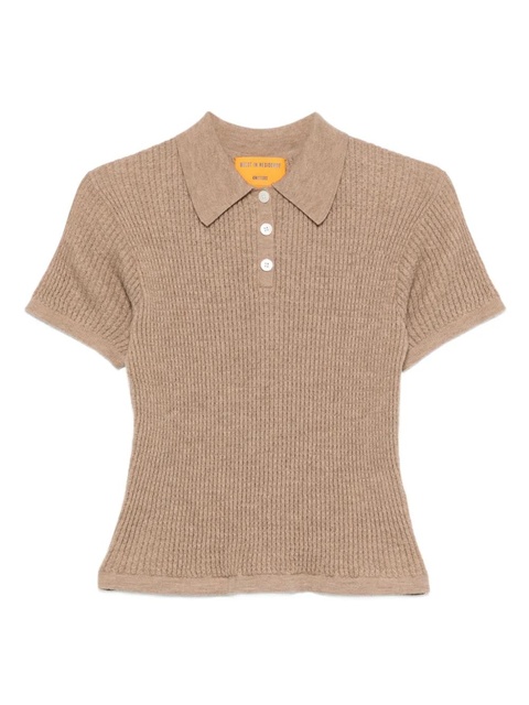 Guest In Residence cashmere polo shirt - Brown - zdjęcie produktu nr 1