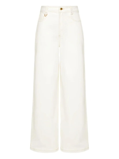 Aje Wavebreak topstitch jeans - White - zdjęcie produktu nr 1