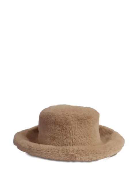 Ruslan Baginskiy wide-brim fur hat - Neutrals - zdjęcie produktu nr 2