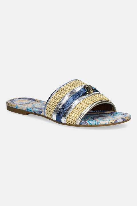 Kurt Geiger London klapki Southbank Flat Sandal damskie kolor złoty 2025249689 - zdjęcie produktu nr 1