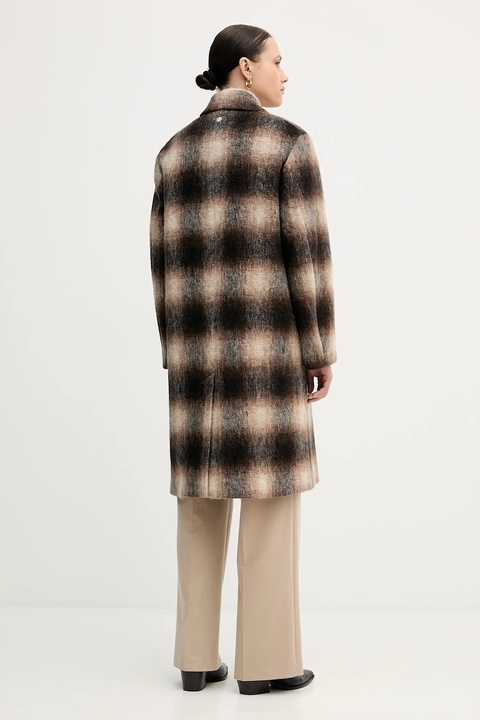 Joop! płaszcz z dodatkiem wełny kolor brązowy 30047890 - zdjęcie produktu nr 2