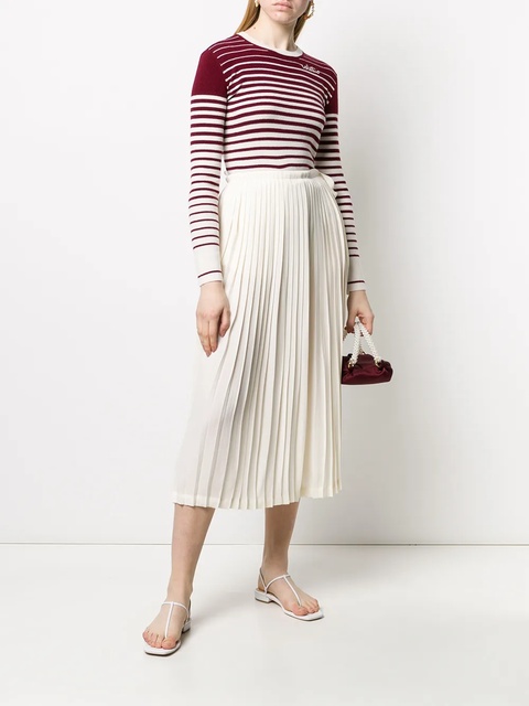 Valentino Garavani degradé stripes jumper - Red - zdjęcie produktu nr 2