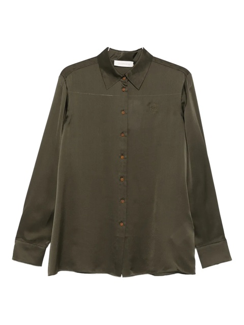 ZIMMERMANN embroidered silk shirt - Green - zdjęcie produktu nr 1