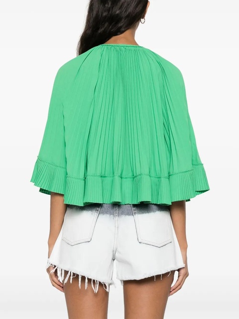 Maje plissé blouse - Green - zdjęcie produktu nr 2