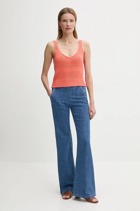 United Colors of Benetton jeansy damskie high waist 4TUTDF06V - zdjęcie produktu nr 2