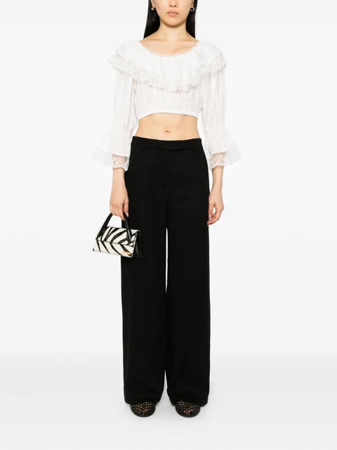 Reformation Carter trousers - Black - zdjęcie produktu nr 1