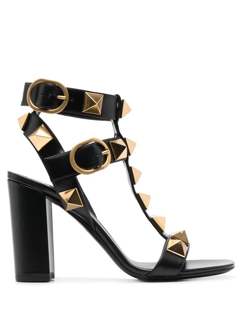 Valentino Garavani Roman Stud 100mm sandals - Black - zdjęcie produktu nr 1