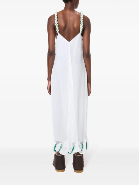 JW Anderson tassel-strap twisted dress - White - zdjęcie produktu nr 2