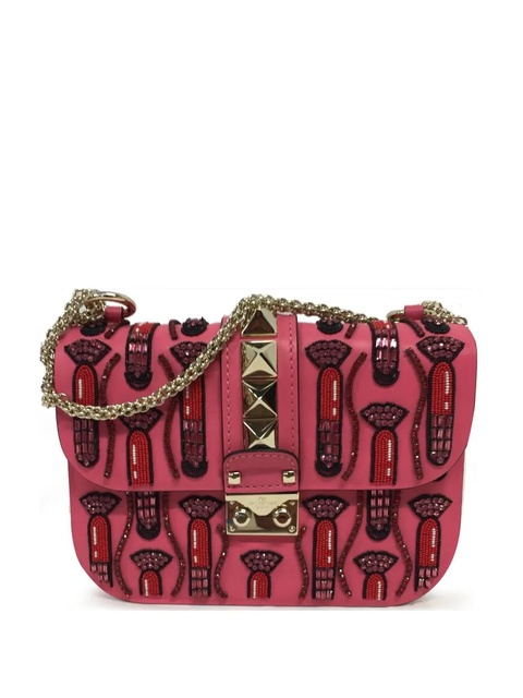 Valentino Garavani Glam Lock shoulder bag - Pink - zdjęcie produktu nr 1