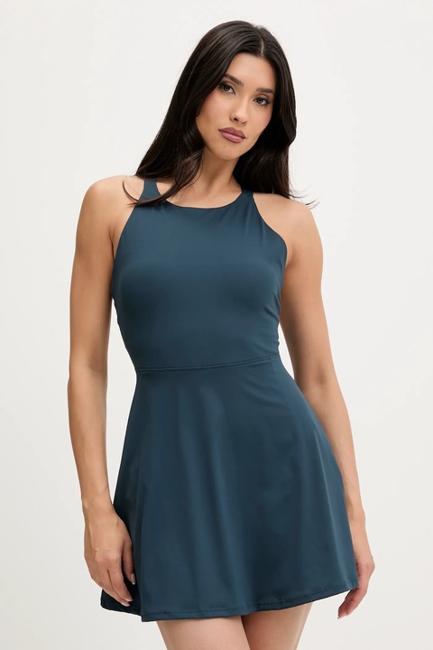 JOYINME sukienka sportowa Riva kolor turkusowy mini rozkloszowana Riva - zdjęcie produktu nr 1