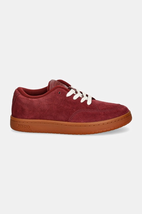 Kenzo sneakersy zamszowe Dome Low Top Sneakers kolor bordowy FD62SN061L56.23 - zdjęcie produktu nr 2
