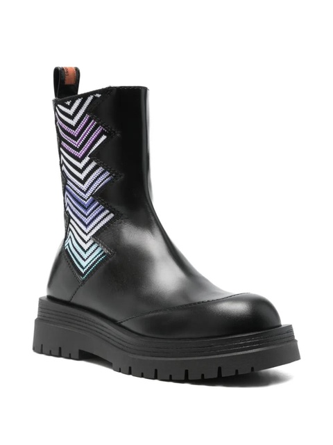 Missoni 50mm zigzag chelsea boots - Black - zdjęcie produktu nr 2