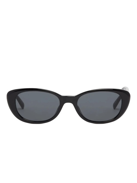 Saint Laurent Eyewear oval-frame sunglasses - Black - zdjęcie produktu nr 1
