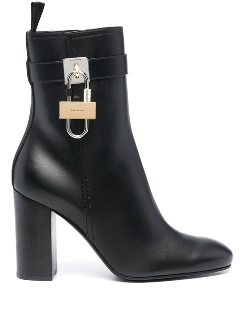 Givenchy padlock-detail ankle boots - Black - zdjęcie produktu nr 1