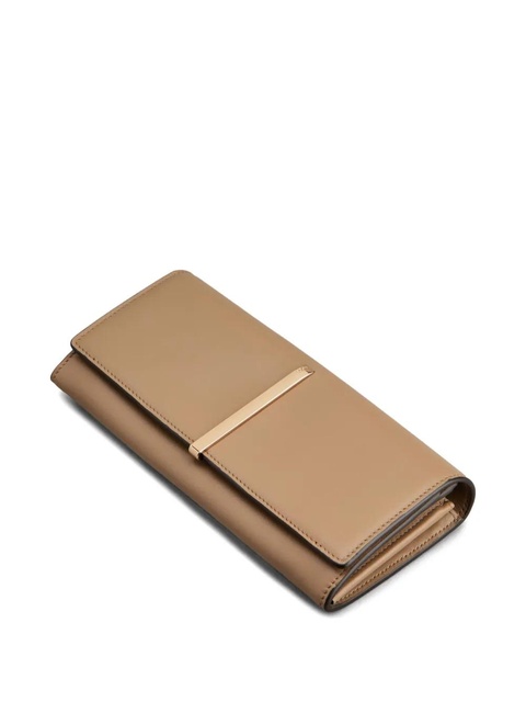 Tod's flap-closure leather wallet - Brown - zdjęcie produktu nr 2