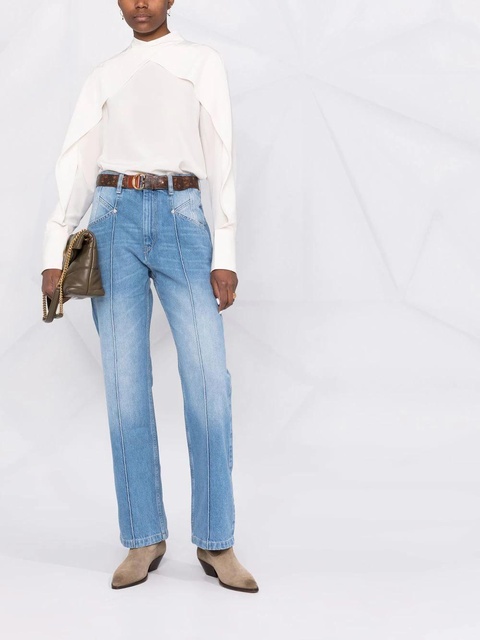 Isabel Marant Nadege straight-leg jeans - Blue - zdjęcie produktu nr 2