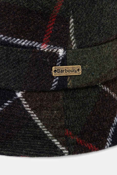 Barbour kapelusz z wełną kolor zielony LHA0478 - zdjęcie produktu nr 2