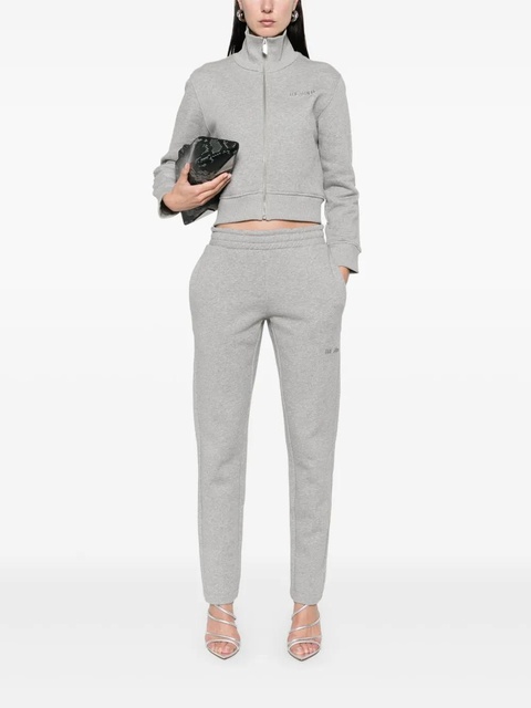 The Attico logo-appliqué sweatshirt - Grey - zdjęcie produktu nr 1