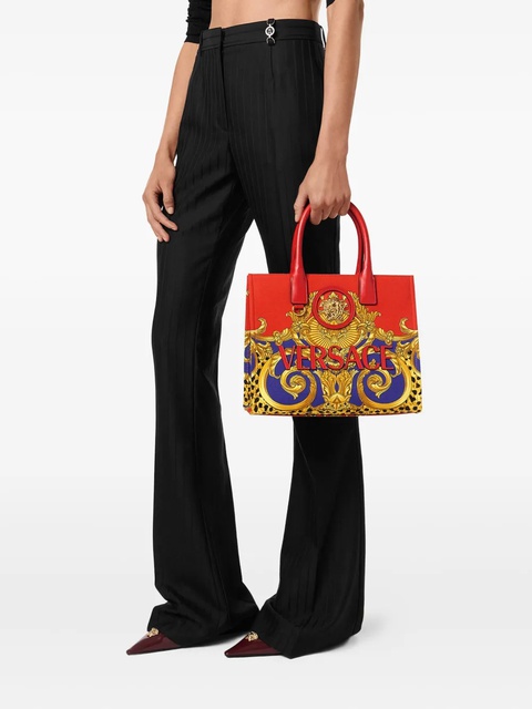 Versace baroque-print tote bag - Red - zdjęcie produktu nr 2